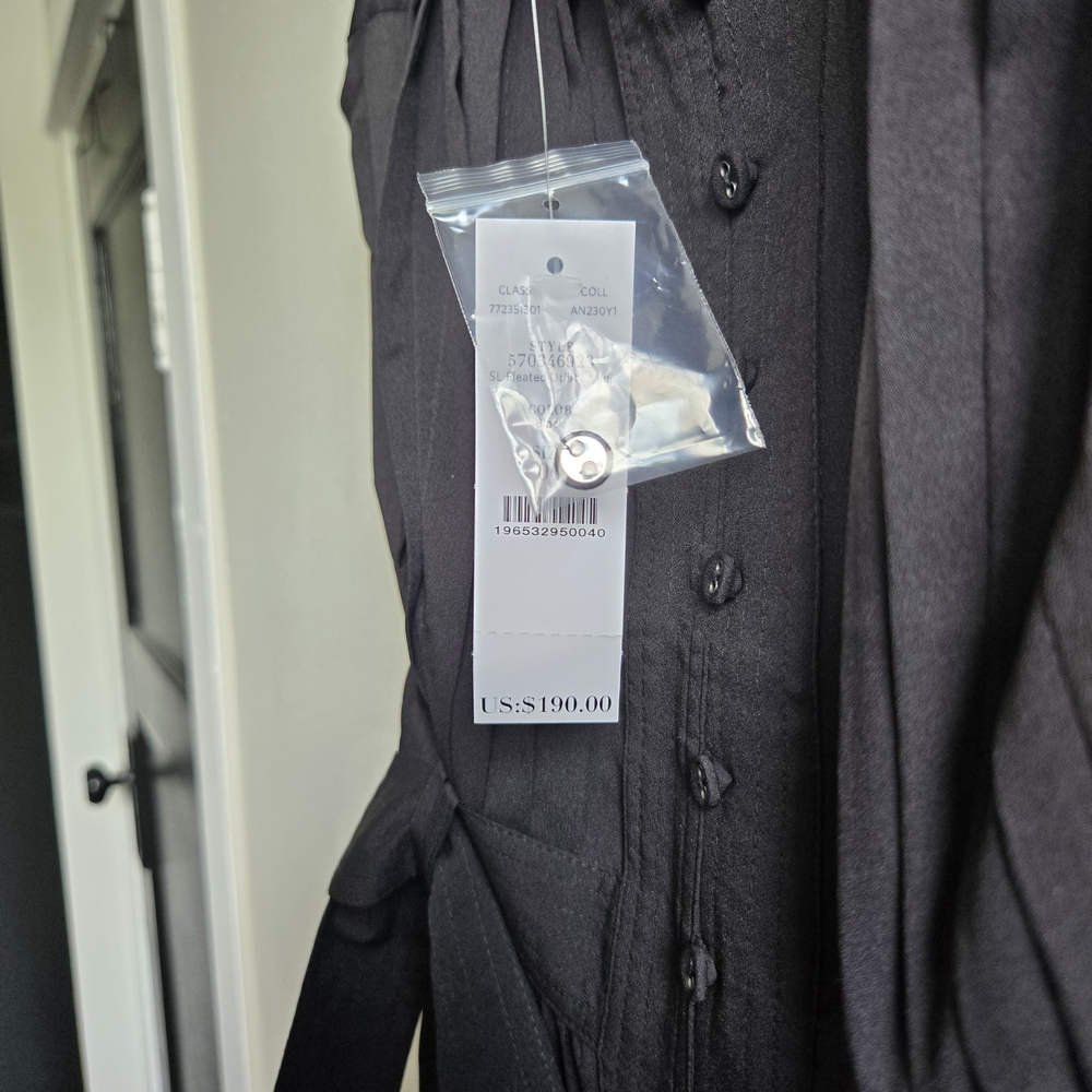 White House Black Market Black Midi Dress - Picture 3 of 4
